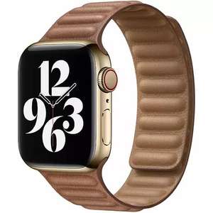 Apple Watch Leather Link - 40mm Saddle Brown - £29.99 with code @ MyMemory
