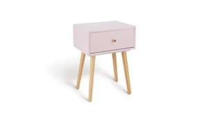 Habitat Otto 1 Drawer Bedside Table - Pink 20% off w/Code free C&C
