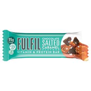 Fulfil Chocolate Salted Caramel Vitamin & Protein Bar 40G - £1.50 at Tesco