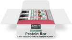 Amfit Nutrition Low Sugar Plant Protein Bar, Raspberry Flavour 55g Pack of 12 (£7.14 s&s)