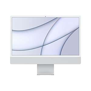 2021 Apple iMac All-in-One (24", Apple M1 chip, 4 ports, 8GB RAM, 256GB SSD, 4.5K Retina Display) Silver £1,099 @ Amazon