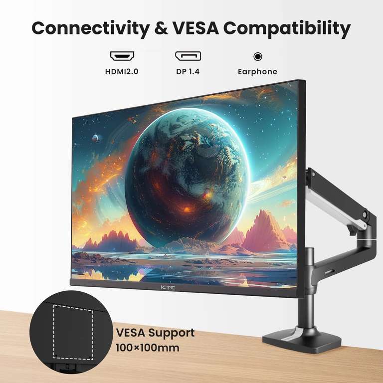 Used KTC H27T27 27in 100Hz WQHD IPS Monitor - With Code - Sold by