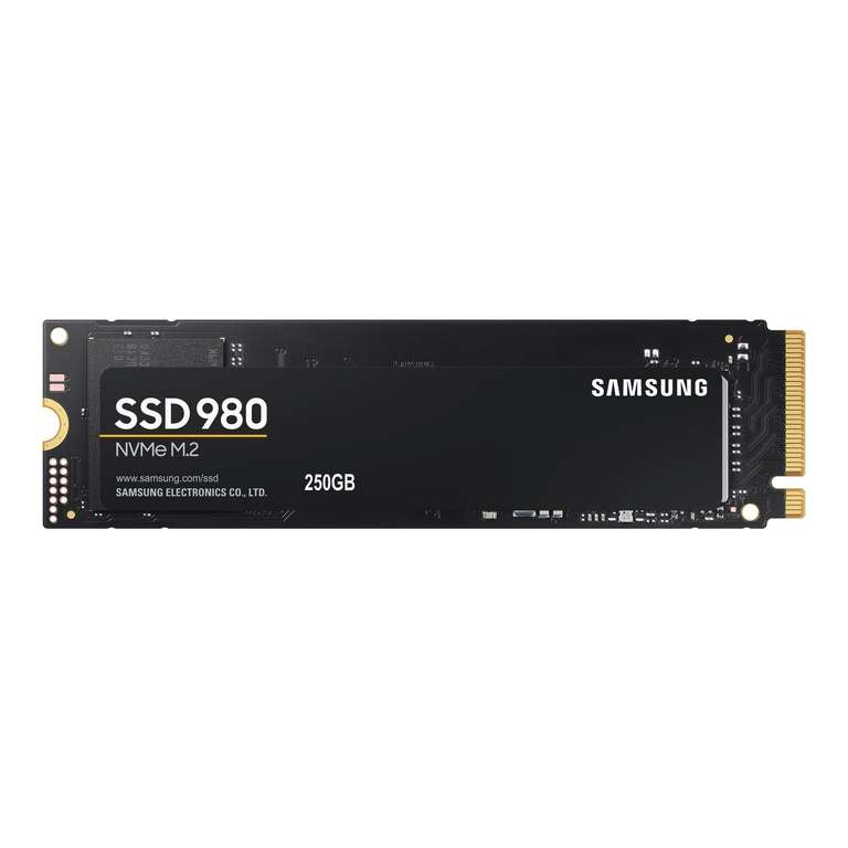 Samsung 980 250GB M.2 NVme SSD Gen 3 read speed 2900/ write speed 1300 £25.96 delivered @ Laptops Direct