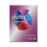 Durex Surprise Me Variety Condoms, 40 Condoms £13.49/£10.80 With Voucher Subscribe & Save Dispatches from Amazon Sold by Pennguin UK