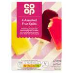Assorted Fruit Splits Lollies 6pk 38p - @ Coop Bridge of Earn