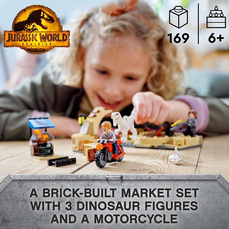 Lego Jurassic World Atrociraptor Dinosaur Bike Chase 76945 - £12.60 @ Morrisons