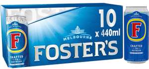 Fosters 10 x 440 (mix and match with other beers/ciders) 3 for £21 @ Asda
