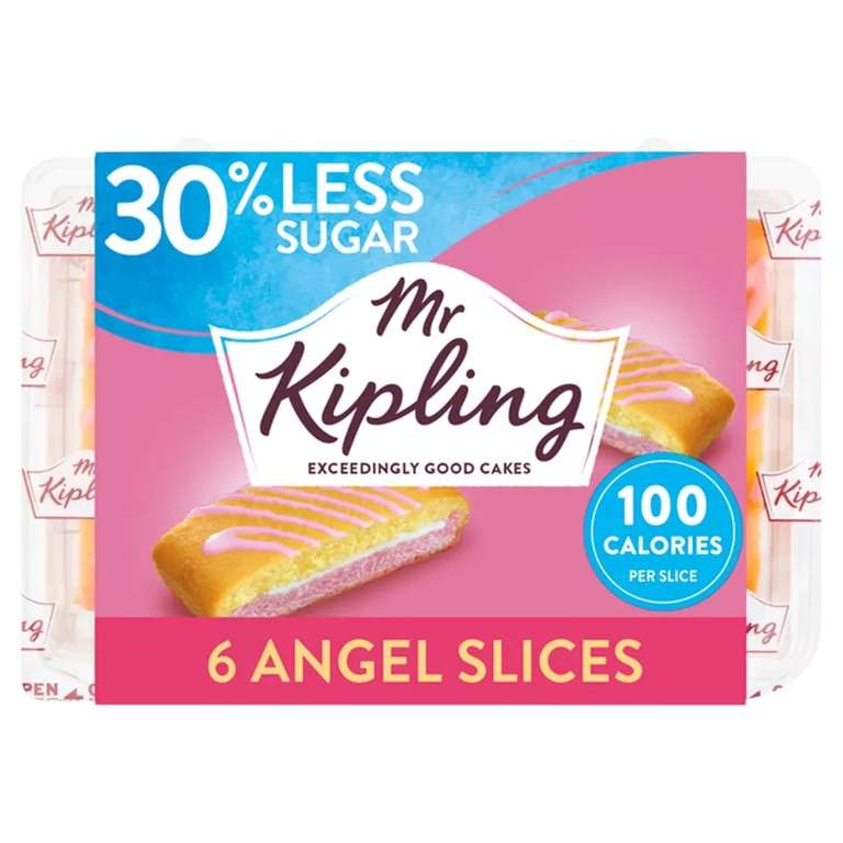 Mr Kipling 30% Less Sugar Angel Slices £1.25 @ Asda