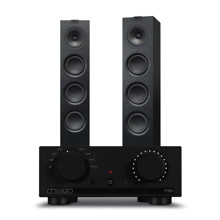 Save on Mission 778X Amp & KEF Q550 Speaker Bundle at Peter Tyson - £ ...