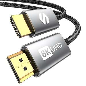 Silkland 8K HDMI 2.1 Cable 2M, HDMI 2.1 eARC Cable for Soundbar 48Gbps, 8K HDMI Cable 2.1 4K@120Hz, @ Silkland-UK /FBA