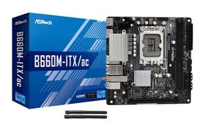 ASRock B660M-ITX/AC 1700 Socket 2 DDR4 Noir £86.21 @ Amazon France