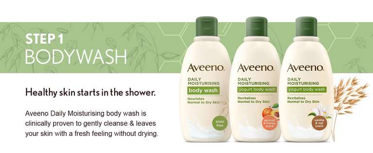 Aveeno Daily Moisturising Lotion, 100ml | x6 Travel Pack - £12.99 / Possibly £9.74 With Subscribe & Save Voucher @ Amazon