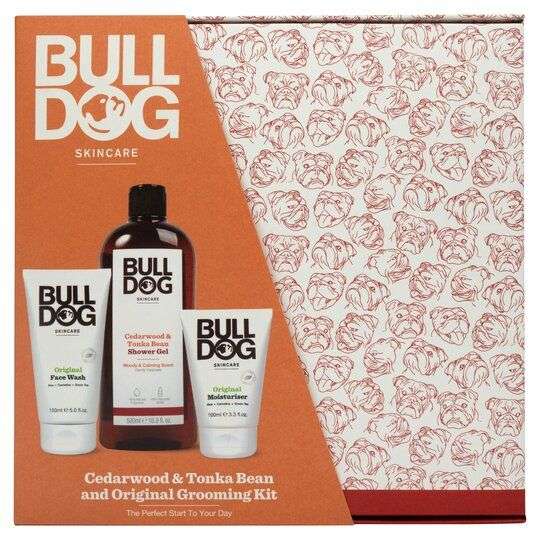 Bulldog Cedarwood, Tonka Bean Groom Kit £6.75 Clubcard Price @ Tesco