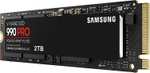 Samsung 990 PRO 2TB PCIe 4.0 (up to 7450 MB/s) NVMe M.2 (2280) Internal SSD MZ-V9P2T0BW £121.79 @ Amazon (Prime Exclusive)
