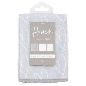 Hinch Microfibre Cloths (Pack of 3) 50p instore @ Tesco, Ricoh, Coventry