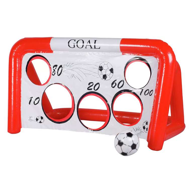 Chad Valley Inflatable Football Goal Set - Free Click & Collect