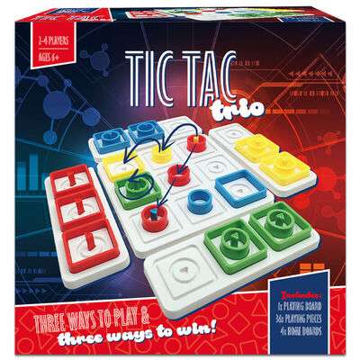 Tic Tac Trio - Brilliant strategy game £5 + £2.99 delivery at The Works