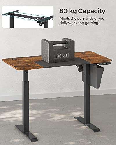 SONGMICS Electric Standing Desk 60 x 120 x 120cm - Brown or White £135.99 Dispatches from and Sold by Songmics on Amazon