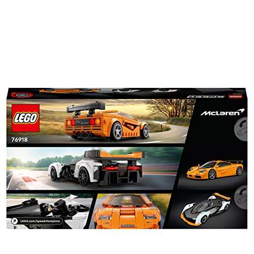 LEGO 76918 Speed Champions McLaren Solus GT & McLaren F1 LM - £30.39 @ Amazon