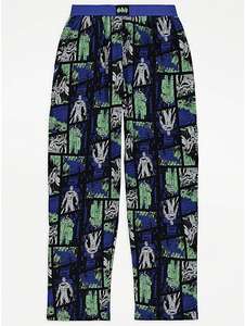 DC Comics Batman Character Print Pyjama Bottoms (Sizes S to XXL) £6 Free Click & Collect @ George (Asda)