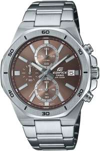 Casio Edifice Chrono Men's Silver Watch EFV-640D-5AVUEF (10% off with newsletter signup)