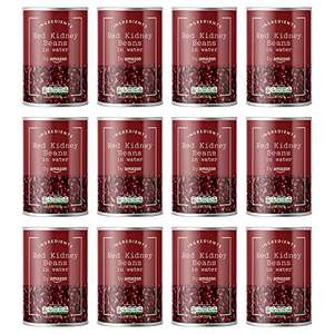 By Amazon Red Kidney Beans 400g - 12 Pack - (Subscribe & Save £5.45 / £4.89 Max S&S)