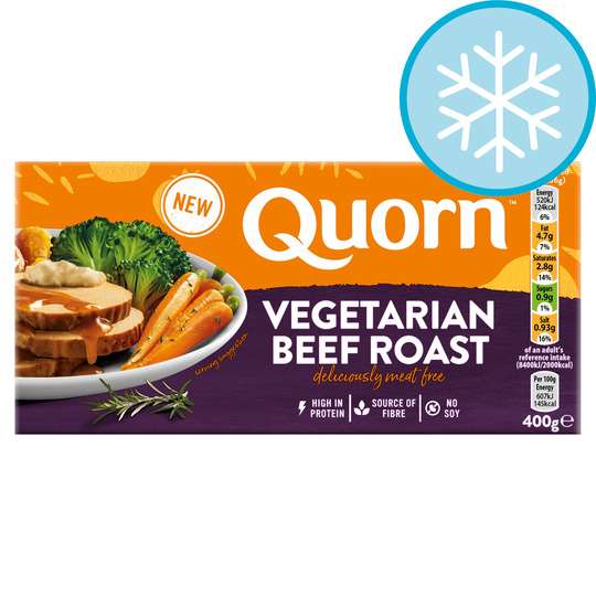 Quorn Vegetarian Beef Roast 400G £2.50 (Clubcard Price) @ Tesco