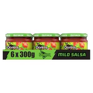 Doritos Mild Salsa Vegetarian Dip, Perfect for Sharing 300 g Case of 6 - (£7.65 - £8.10 with subscribe and save)