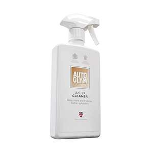 Autoglym Leather Cleaner, 500ml - Car Leather Cleaner Deep Cleans and Freshens Automotive Leather Upholstery