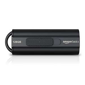 Amazon Basics - 128 GB, USB 3.1 Flash Drive, Read Speed up to 130 MB/s, Black