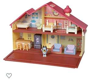 Bluey Heeler Family Home Play Set: 1 Official Collectable Bluey Action Figure, Large Playhouse £25 at Amazon