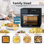 LLIVEKIT Air Fryer Mini Oven with Rotisserie 26L Large Family Size Countertop - Sold by Llivekit