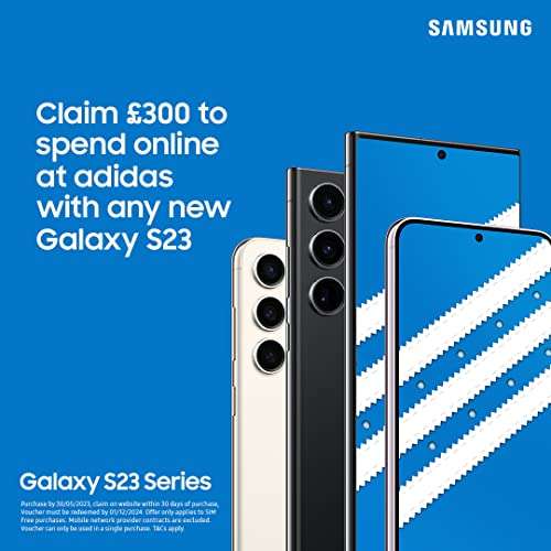 Samsung Galaxy S23 Ultra Lavender, 512GB, Free Samsung Galaxy Chromebook Go Silver, Plus Claim £300 Adidas Gift voucher £1249 @ Amazon