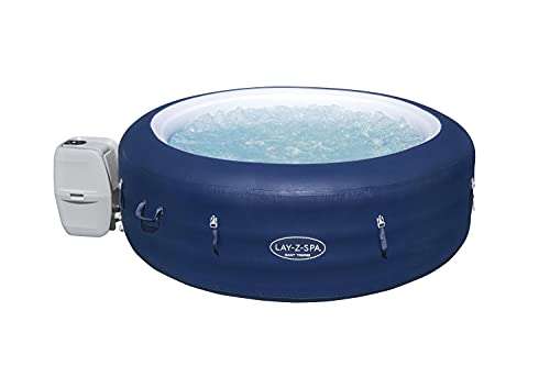 Lay-Z-Spa Saint Tropez Hot Tub with 120 Airjet Massage System with Floating LED light