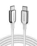 Anker PowerLine+ III USB C to USB C 6ft USB-IF Certified Cable, 60W £10.40 with voucher Sold by AnkerDirect UK and Fulfilled by Amazon