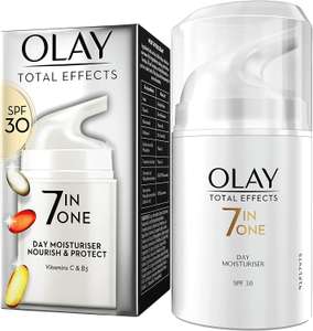 Olay Total Effects 7In1 Day Moisturiser SPF30 50ml - Like New £3.62 (+ £4.99 Non-Prime) @ Amazon Warehouse