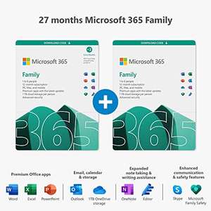 Microsoft 365 Family 27-Month Subscription Bundle £98.99 @ Amazon