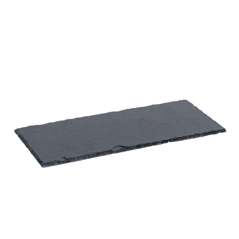 30cm x 12cm Rectangle Slate Serving Platter - By Argon Tableware