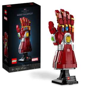 LEGO 76223 Marvel Nano Gauntlet, Iron Man Model with Infinity Stones, Avengers: Endgame