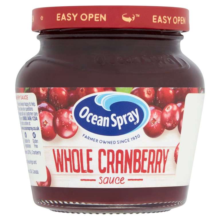 Ocean Spray cranberry sauce 29p @ Farmfoods Ilford