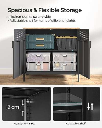 Songmics Metal Storage Cabinet W/Voucher - Sold by Songmics Home UK