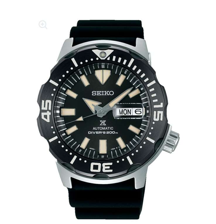 Seiko prospex monster - automatic 4r movement, silicone strap £245 with code @ The Watch Hut