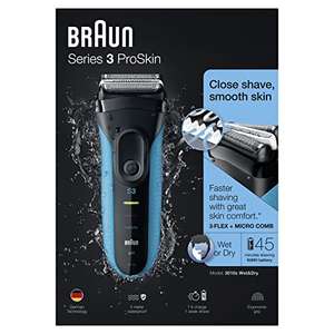 Braun Series 3 ProSkin Electric Shaver, Electric Razor for Men With Precision Head, Cordless, Wet & Dry £54.99 @ Amazon