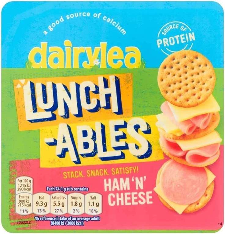 Dairylea lunchables 69p or 2 for £1 @ Farmfoods Brownhills