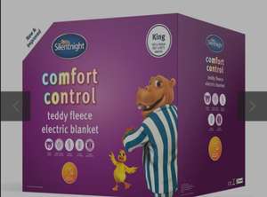 Silent night King Heated electric teddy blanket £35 each with code when you buy 2 + £3.99 delivery @ La Redoute
