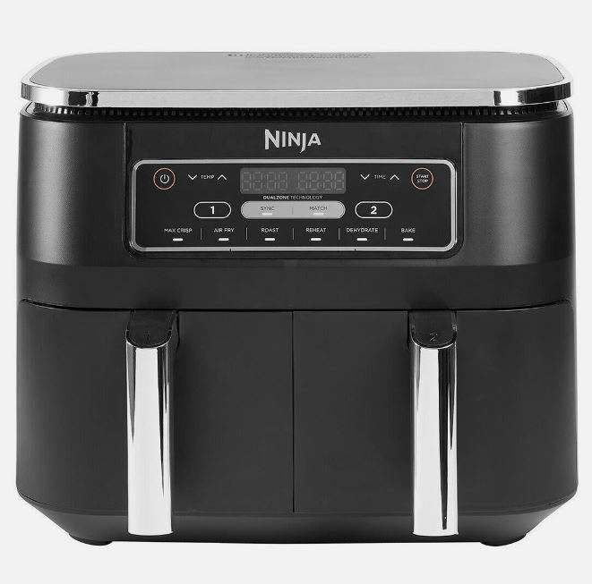 Refurbished Ninja Foodi Dual Zone Air Fryer from £101.15 + 1 Year Guarantee - W/Code | Sold by Ninja Kitchen