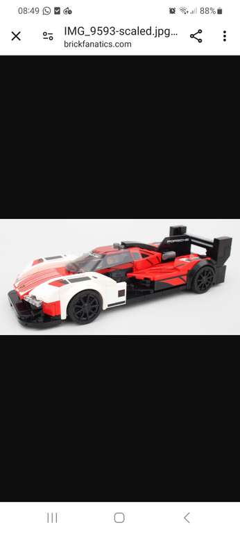 LEGO Speed Champions Porsche 963 Model Race Car Toy 76916 . Free click & collect