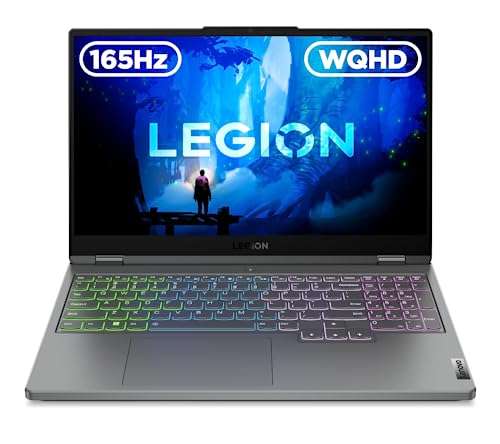 Lenovo Legion 5 15 Inch WQHD Gaming Laptop(Intel Core i5-12500H, NVIDIA GeForce RTX 3060 6GB, 8GB RAM, 512GB SSD - Storm Grey