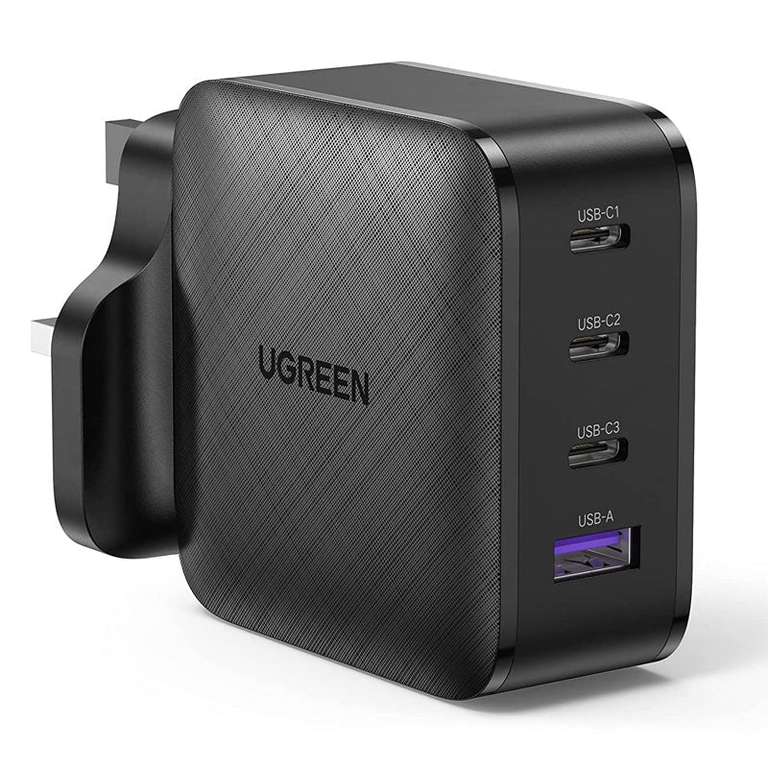 UGREEN 65W Wall Charger 3x USB-C + 1x USB - 70819 £30.49 Delivered With Code @ Mobile Lab