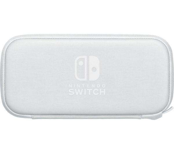 NINTENDO Switch Lite Carrying Case - White + 3 Month Apple Services & Free Collection